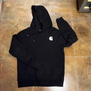 Carhartt Black Hoodie with Iconic Logo